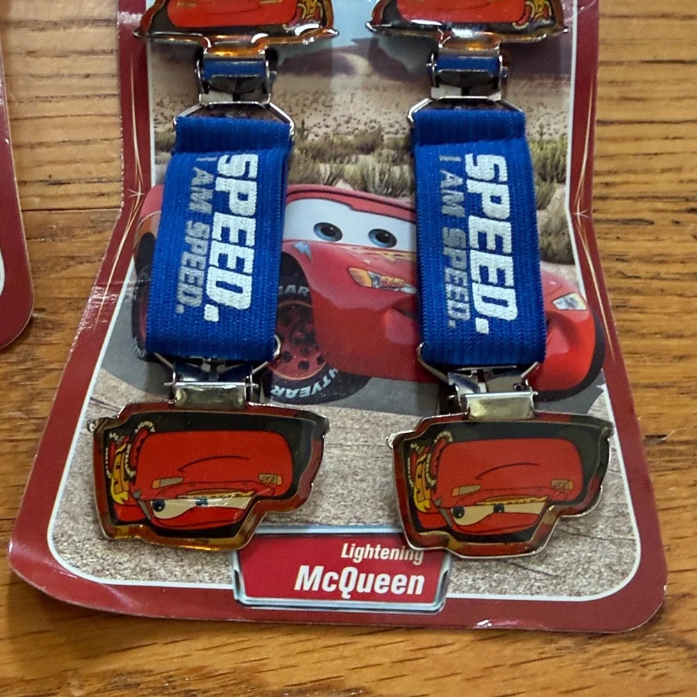 Cars Lightning McQueen Blue Mitten Clips 2 sets